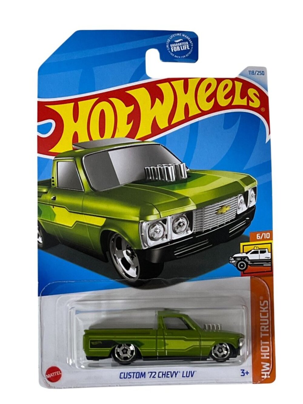 Hot Wheels 2025 Custom ’72 Chevy LUV Green Pickup HW Hot Trucks Series New on Ca
